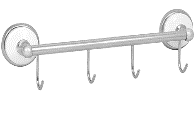 Кронштейн настенный, 4 крючка «Solinne», B-51108-4, хром, Коллекция Blanco
