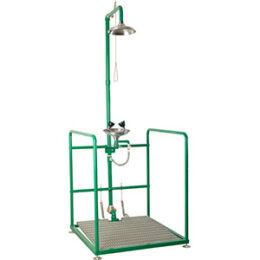 Аварийная платформа с фонтаном и душем оцинк. сталь BOCCHISF SCP730SS зеленый