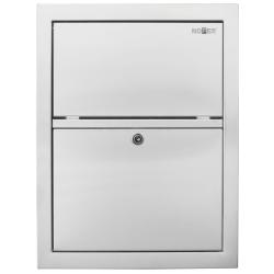 Встраиваемый контейнер для мусора 5,5 л. нерж. сталь COMPACT 12001.S матовый