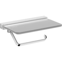 Держатель для туалетной бумаги с полочкой латунь SANTORINI 16335.B глянцевый