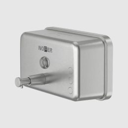 Диспенсер для мыла с кнопкой 1200 мл. нерж. сталь INOX 03042.S матовый