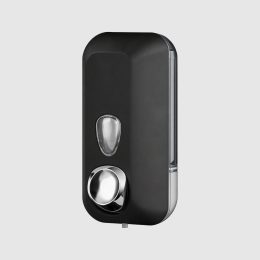 Диспенсер для мыла с кнопкой 550 мл. ABS BLACK 03011.N чёрный