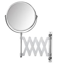 Зеркало настенное двустороннее Ø140 мм ABS VANITY 08007.B глянцевый