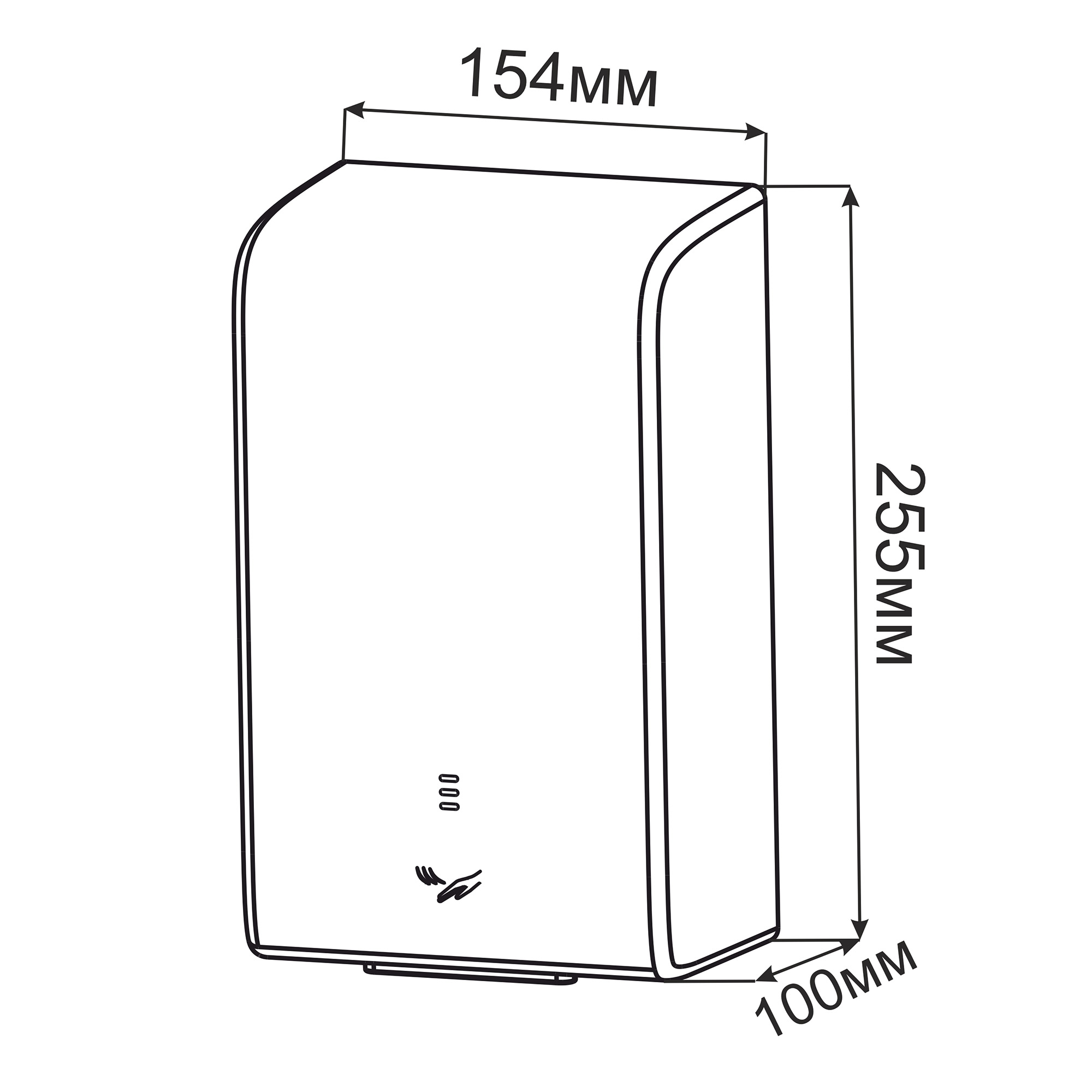 Сушилка для рук Ksitex M-800W Turbo — фото 5